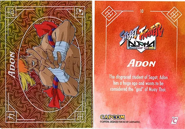 2025 Cardsmiths Street Fighter Alpha - Adon - Typhoon Foil #10
